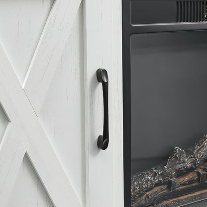 Insert Electric Fireplace TV Stand with Timer and Remote