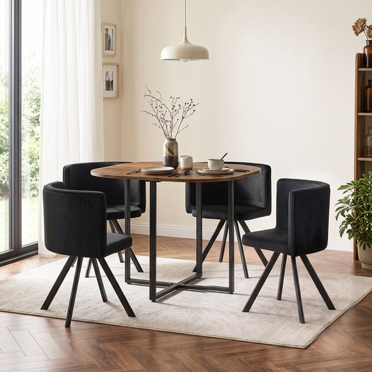 Dining Table Set with 4 Chairs