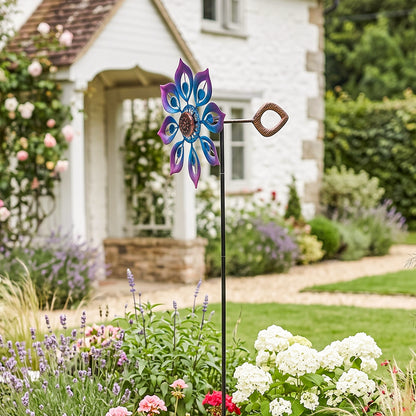 Outdoor Metal Wind Spinner for Garden & Patio