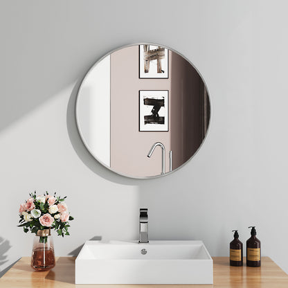 Nordic Round Bathroom Framed Mirror Wall Hanging
