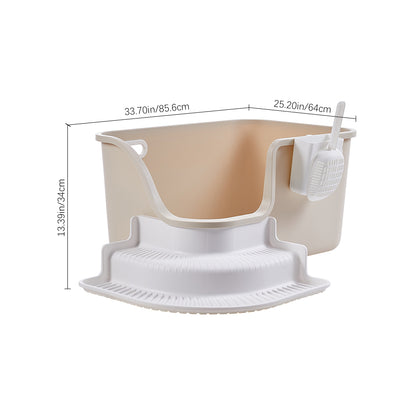 Open Top Cat Litter Box