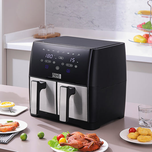 8L Touch Screen Dual Basket Air Fryer