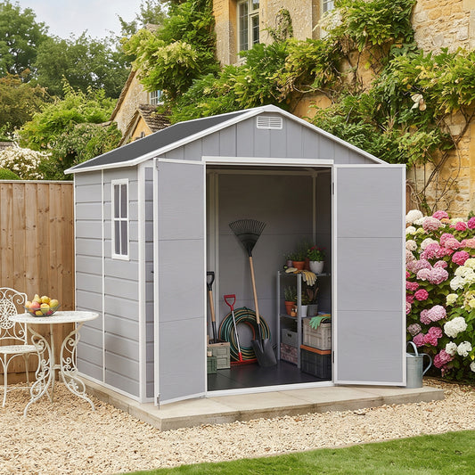 7x6 FT Large Garden Storage Shed