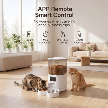 5L Dual Power Pet Feeder with App Control