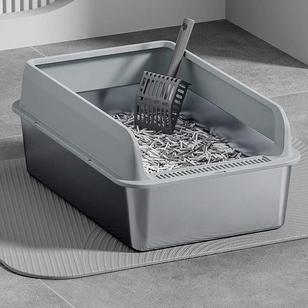 Semi-Closed Anti-Splash Cat Litter Box Pet Toilet