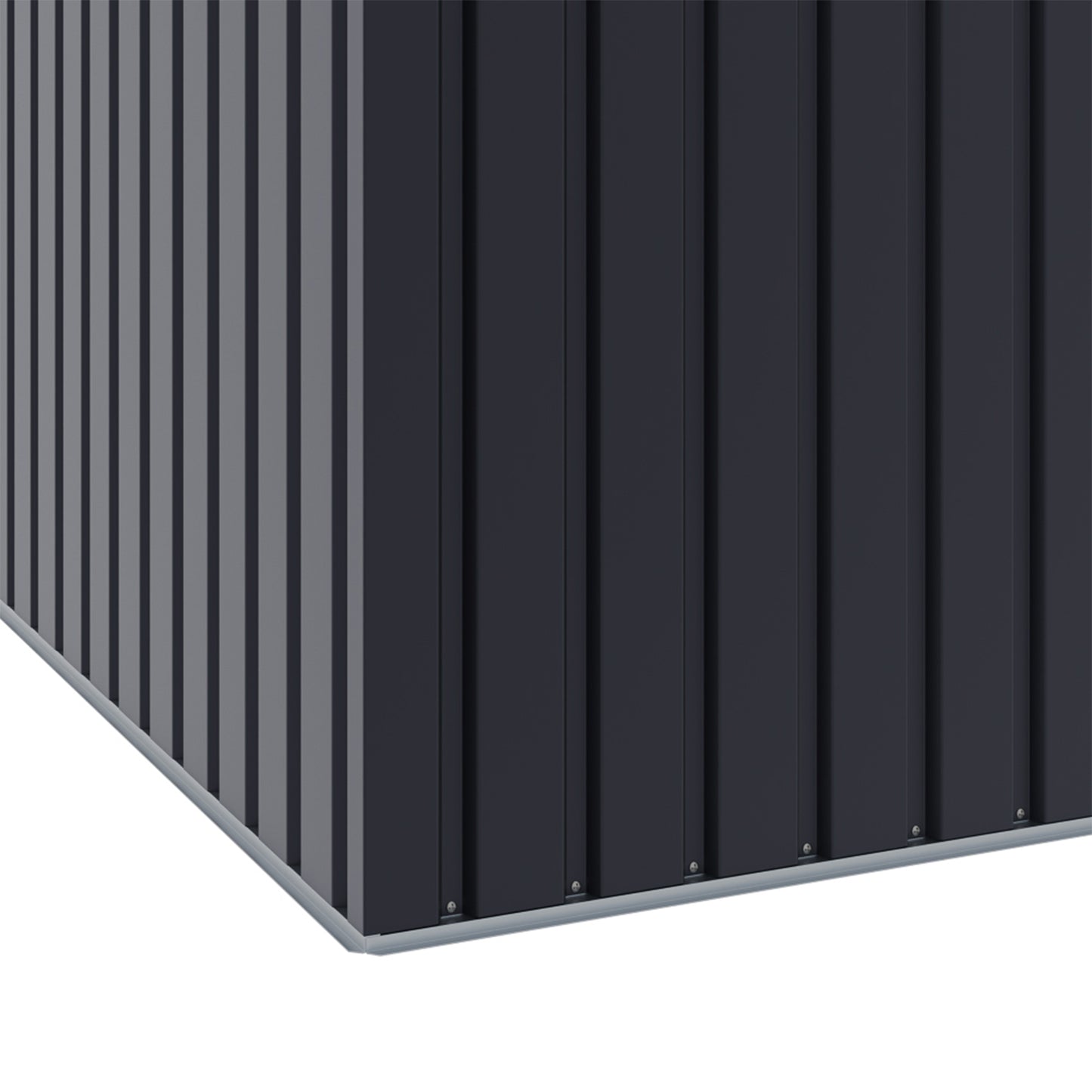 3 x 5FT Outdoor Metal Storage Shed with Lockable Door