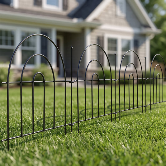 10Pcs Decorative Metal Garden Fences