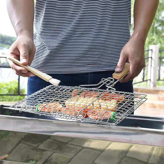 Portable Outdoor Camping BBQ Grill Basket