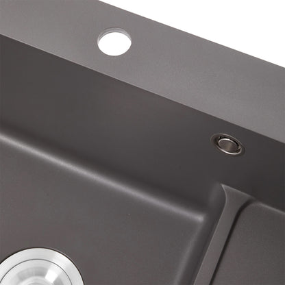 Modern Quartz Resin Composite Kitchen Sink with Waste Kit