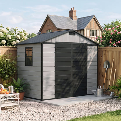 8x4 FT Large Garden Storage Shed
