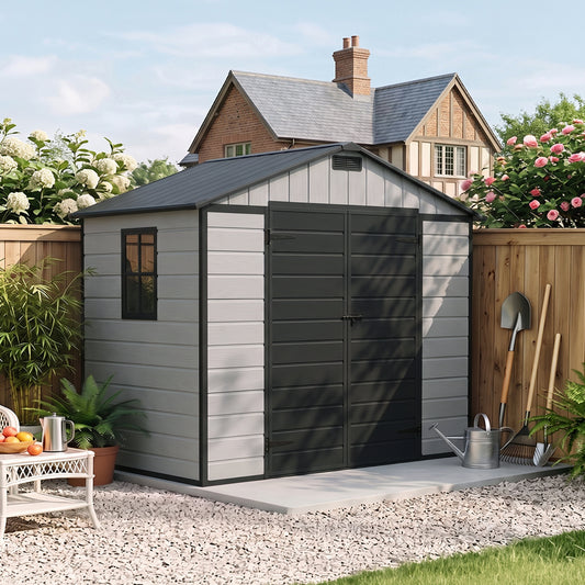 8x4 FT Large Garden Storage Shed