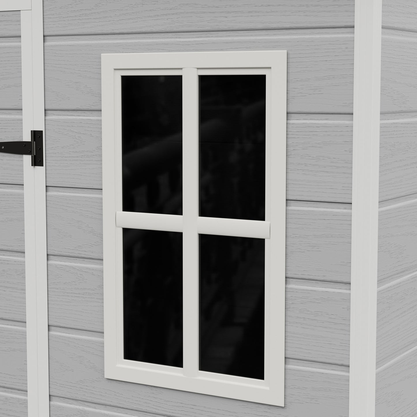 6x6 FT Pent Roof Garden Storage Shed