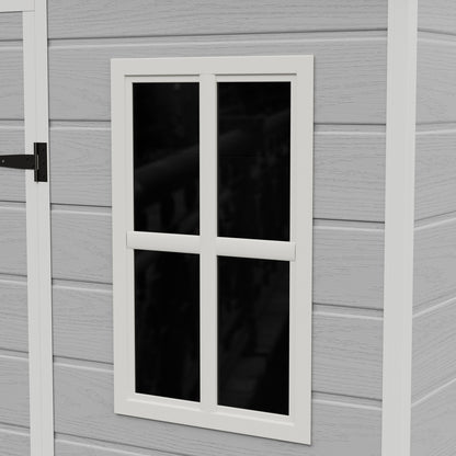 6x6 FT Pent Roof Garden Storage Shed