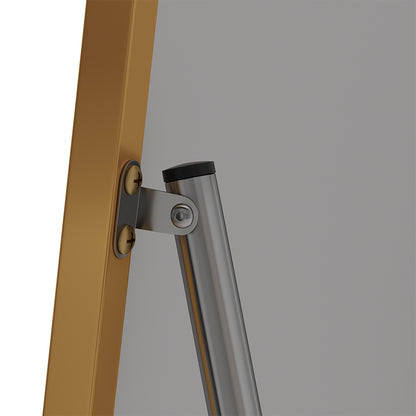Modern Arched Metal Floor Mirror