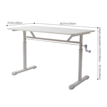 Adjustable Sit-Stand Desk for Home Office