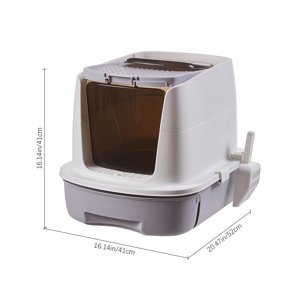Enclosed Cat Litter Box