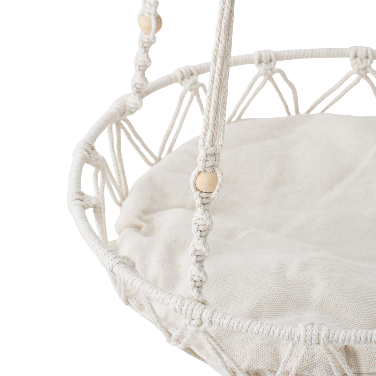 Bohemian Style Handwoven Cat Hammock Cat Bed with Soft Cushion