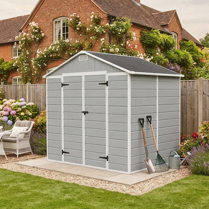 7x6 FT Large Garden Storage Shed