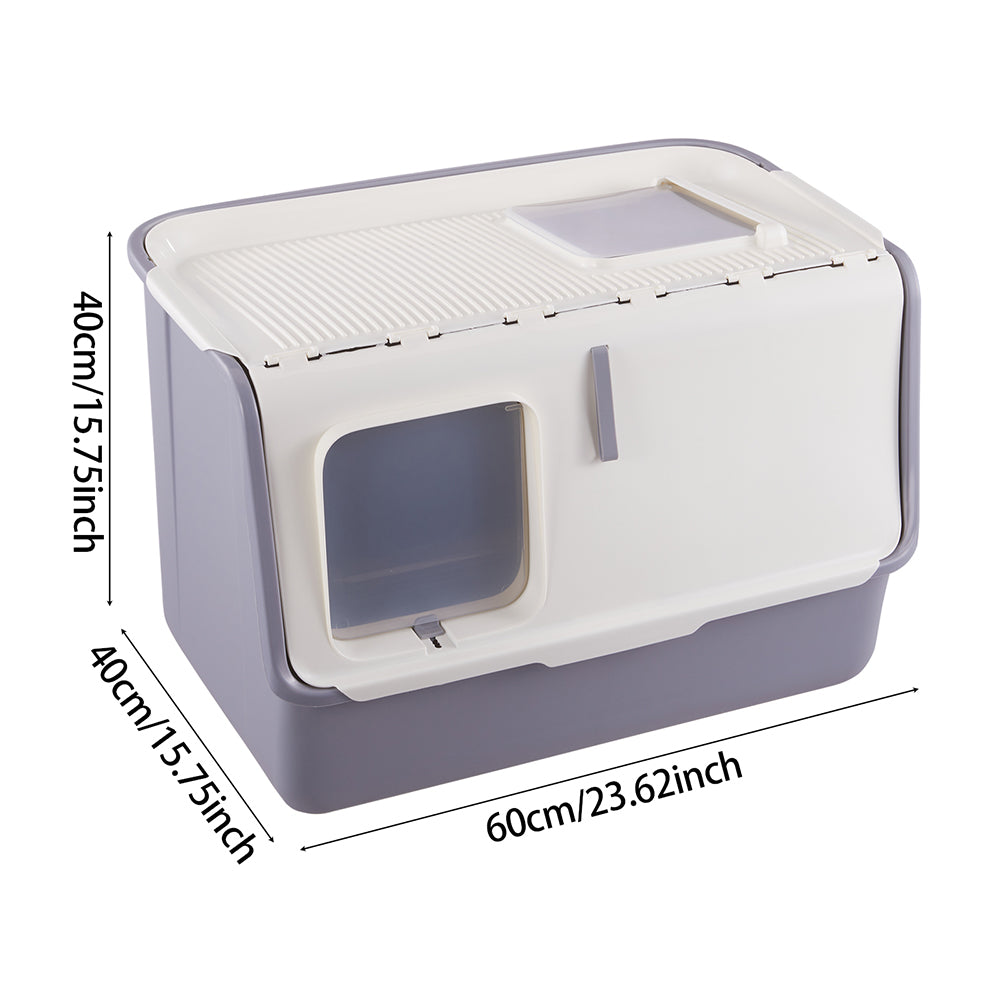 Large Hooded Cat Litter Box