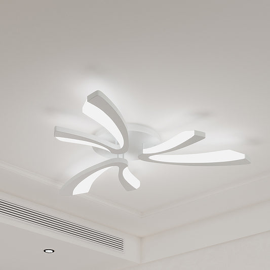 Unique V-Shaped LED Semi Flush Ceiling Light