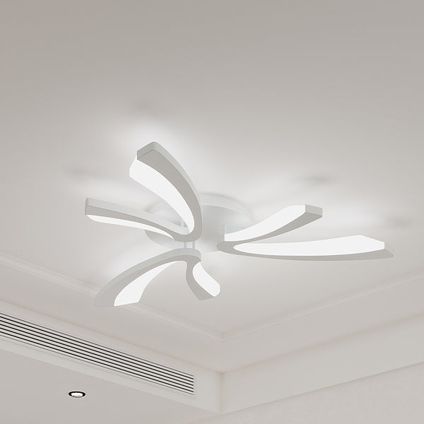 Unique V-Shaped LED Semi Flush Ceiling Light