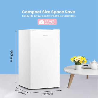 93L Under Counter Fridge Freestanding Refrigerator with Cooler Box