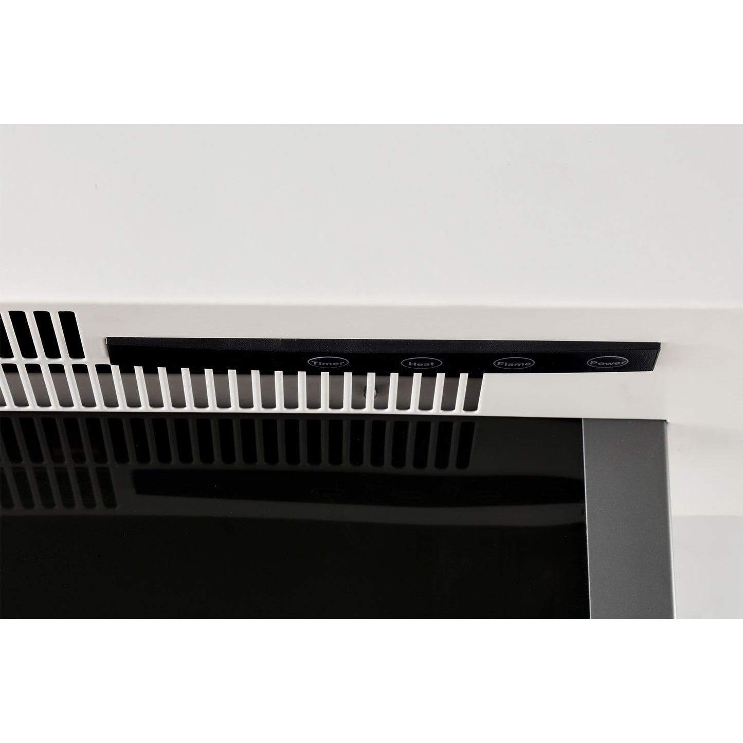 Wall-Mounted Electric Fireplace with Remote Control