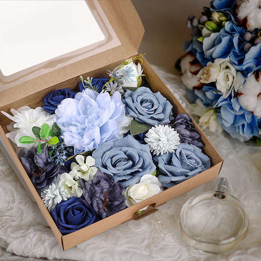 Fake Flower Gift Box for Valentine's Day Wedding