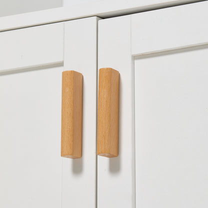Tall Sideboard Storage Cabinet with LED Lights