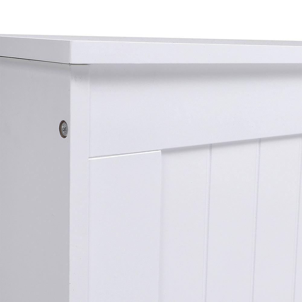 White Wooden Storage Chest Organiser Box
