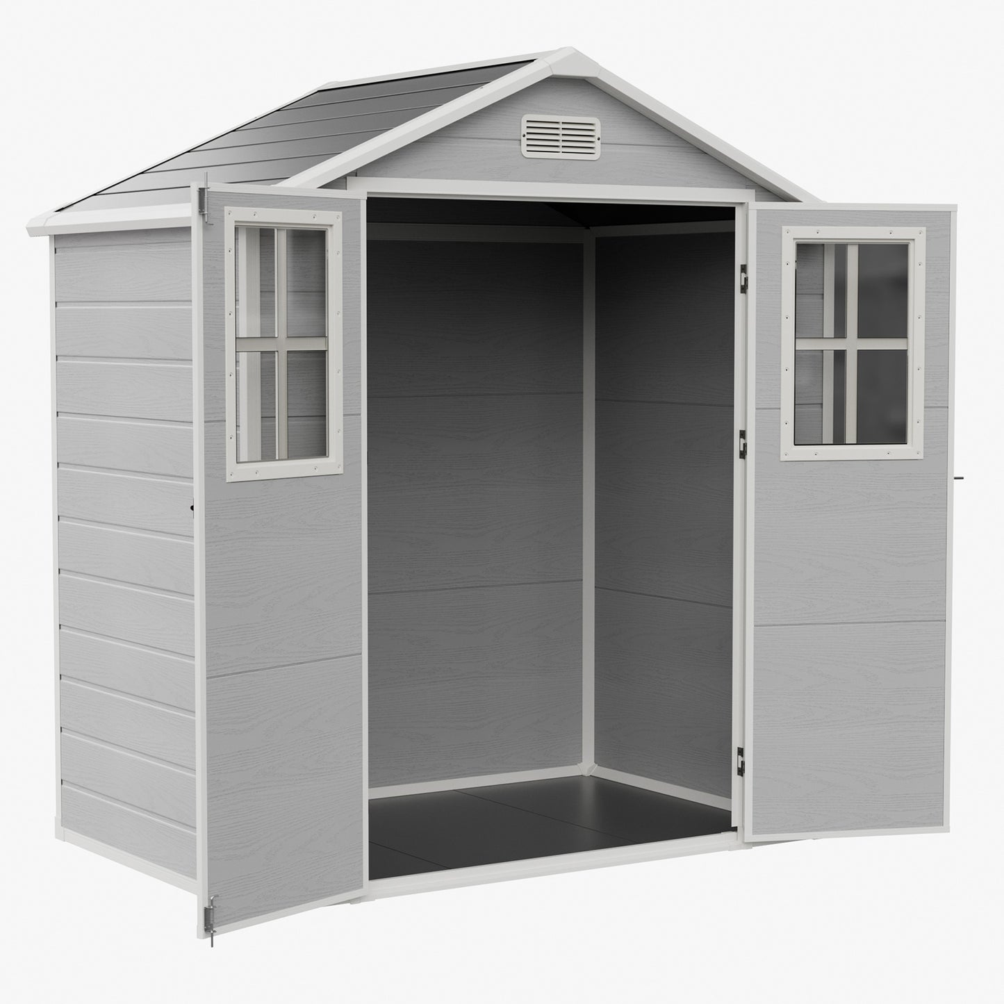 6x4 FT Garden Storage Shed with Lockable Door