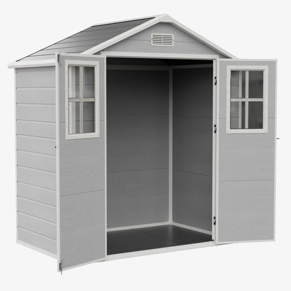 6x4 FT Garden Storage Shed with Lockable Door