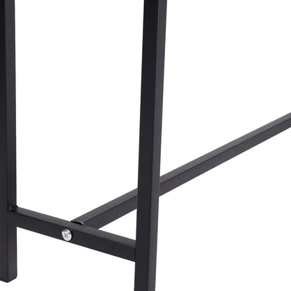 3-Tier Wood-Grain Narrow Console Table