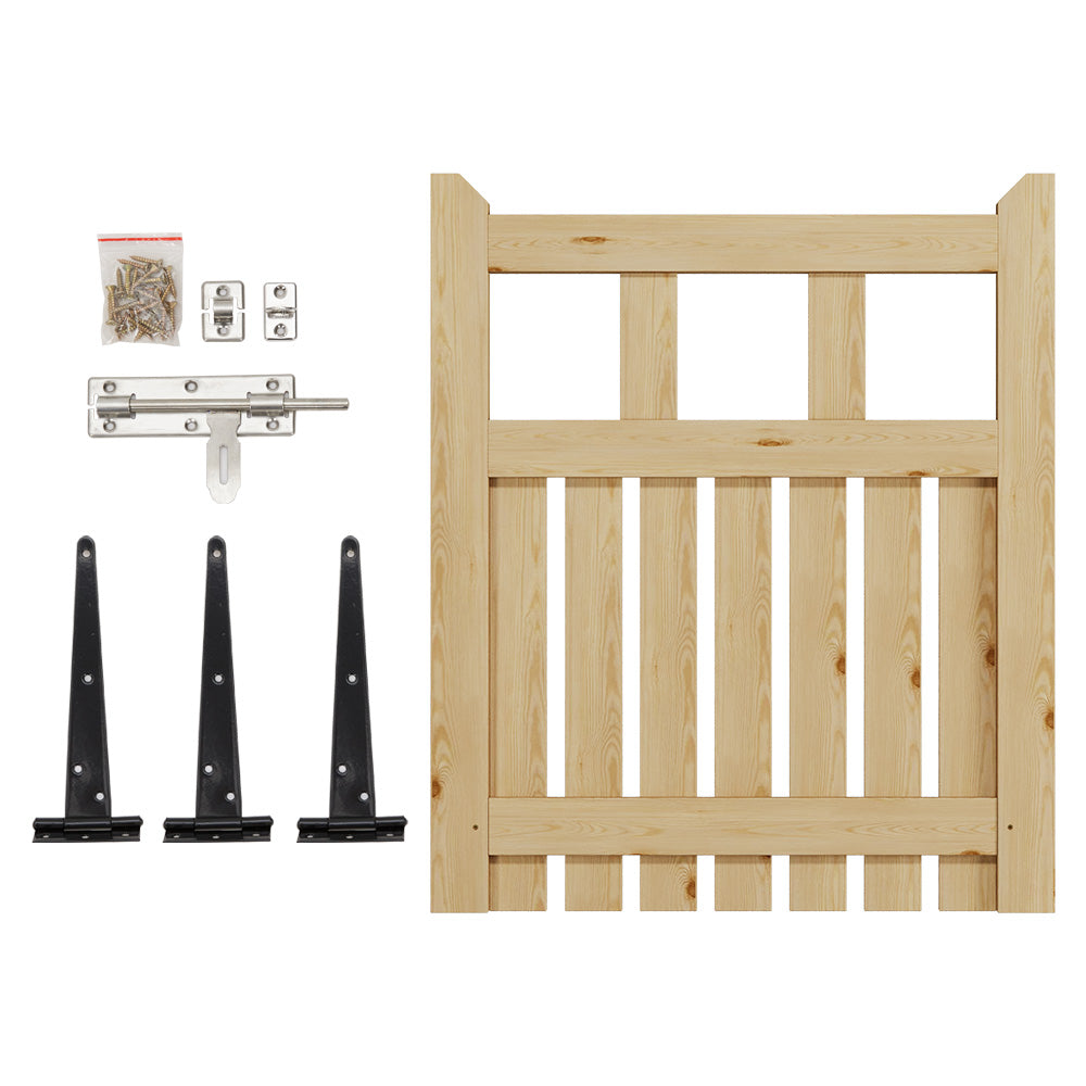 Outdoor Wooden Garden Gate Fence Door