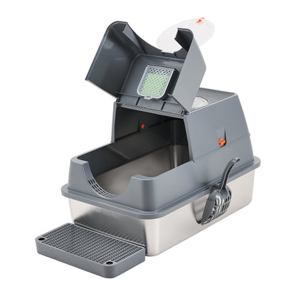 Enclosed Cat Litter Box