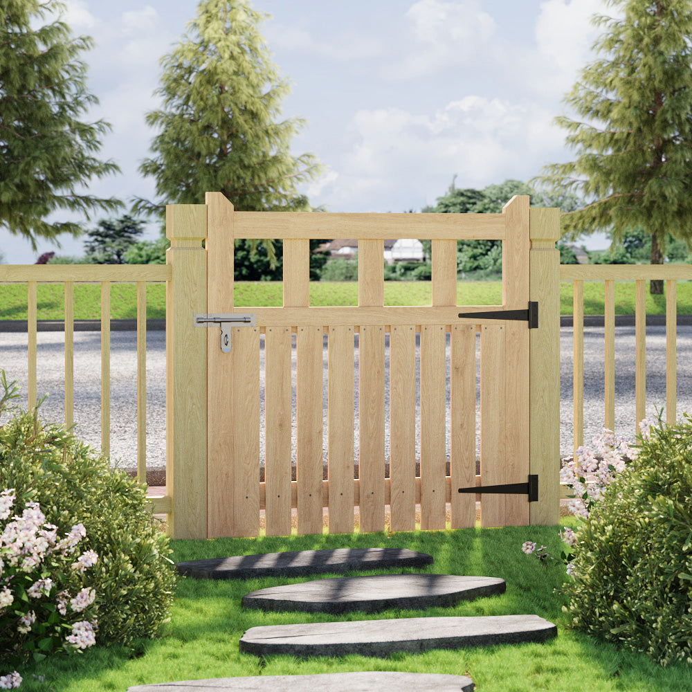 Outdoor Wooden Garden Gate Fence Door