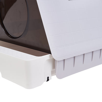 Large Enclosed Cat Litter Box