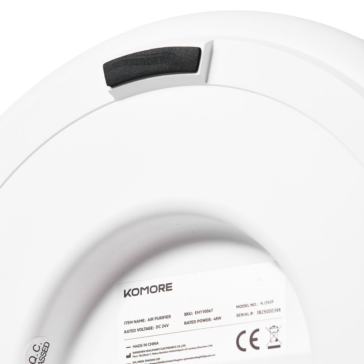 Air Purifier 350m³/h CADR with Sleep Mode