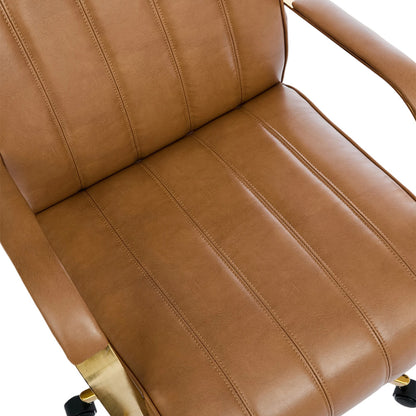 PU Leather Office Chair with Castors
