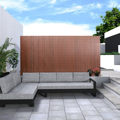 Brown Privacy Fence PVC Bamboo Outdoor Garden Balcony Screen
