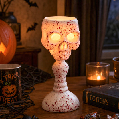 LED Spooky Double-Faced Skull Lamp