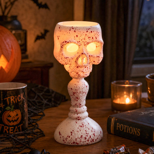 LED Spooky Double-Faced Skull Lamp