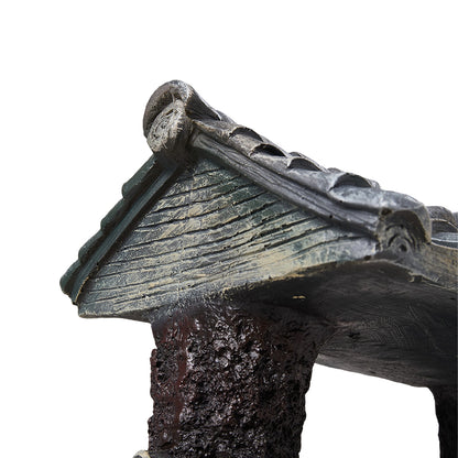 Solar Garden Water Fountain with Cascading Water Feature