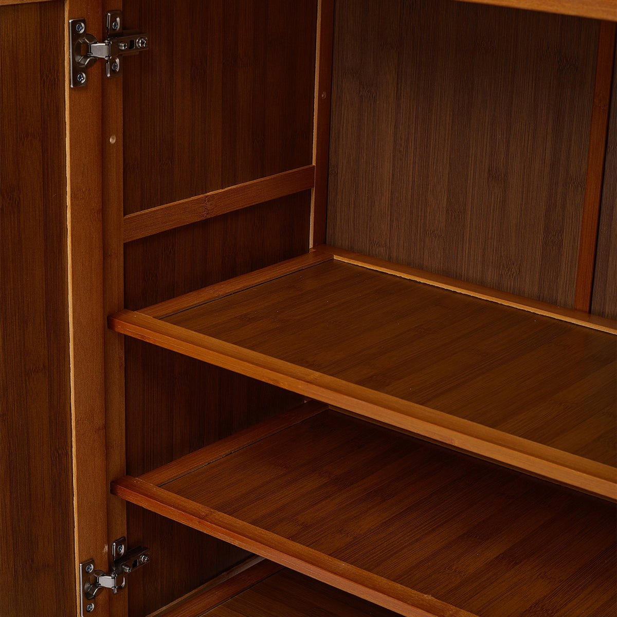 Shoe Storage Cabinet with Folding Doors