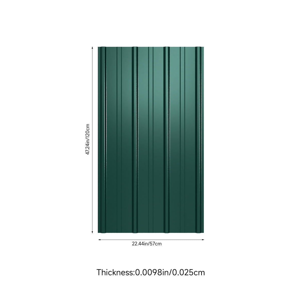 12pcs Galvanised Steel Corrugated Roofing Sheets