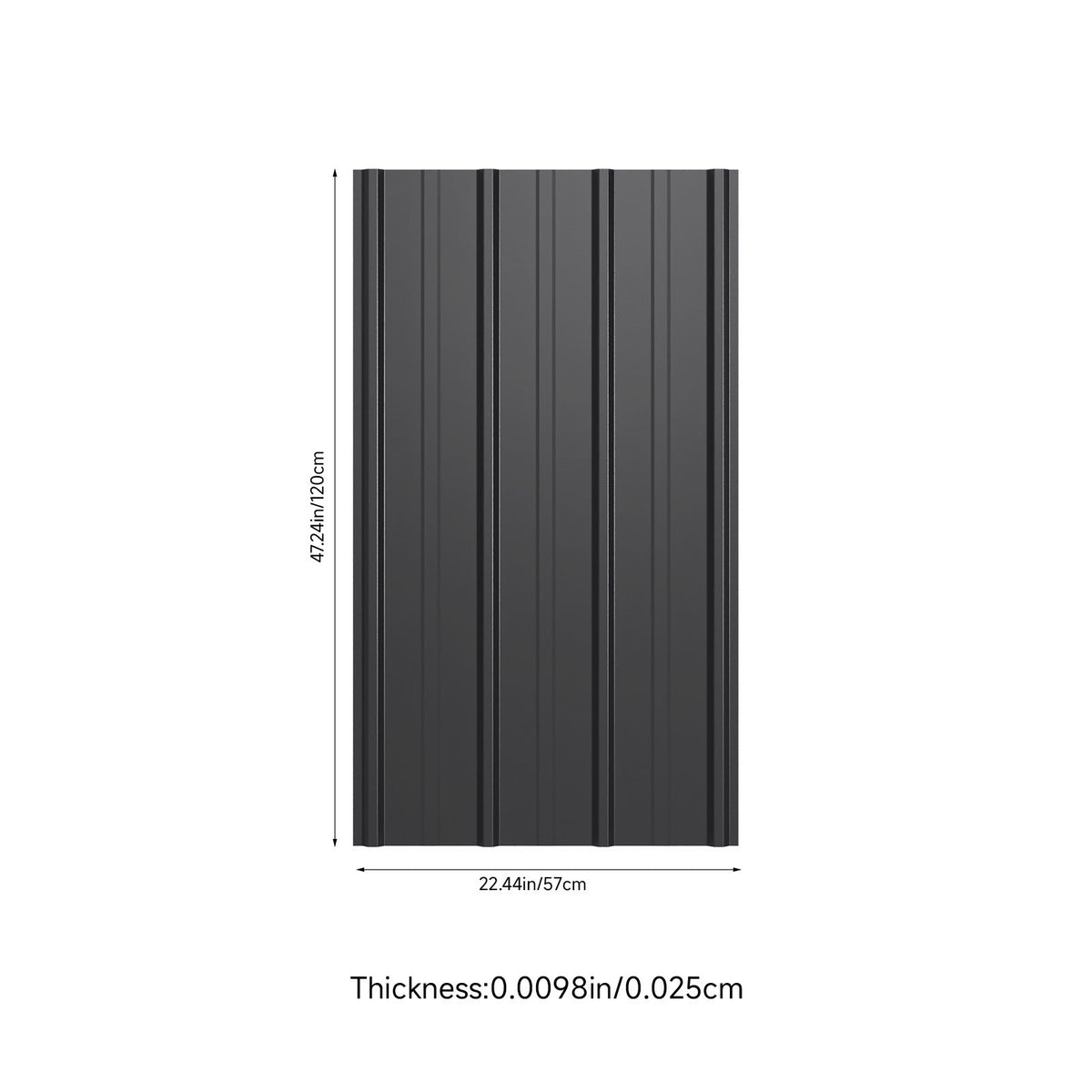 12pcs Galvanised Steel Corrugated Roofing Sheets