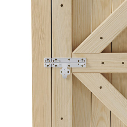 83cm Wide Wooden Garden Fence Panels 180cm High
