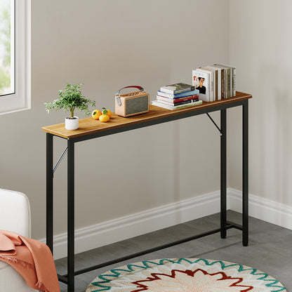 Slim Console Table Entryway Table with Adjustable Feet
