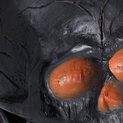 Battery-Operated Halloween Lava Skull Flame Light