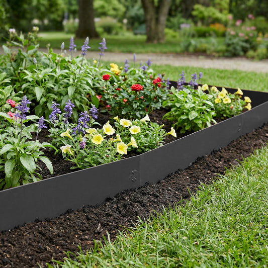 6 Pcs Metal Garden Edging Borders